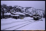 会津中川駅にて